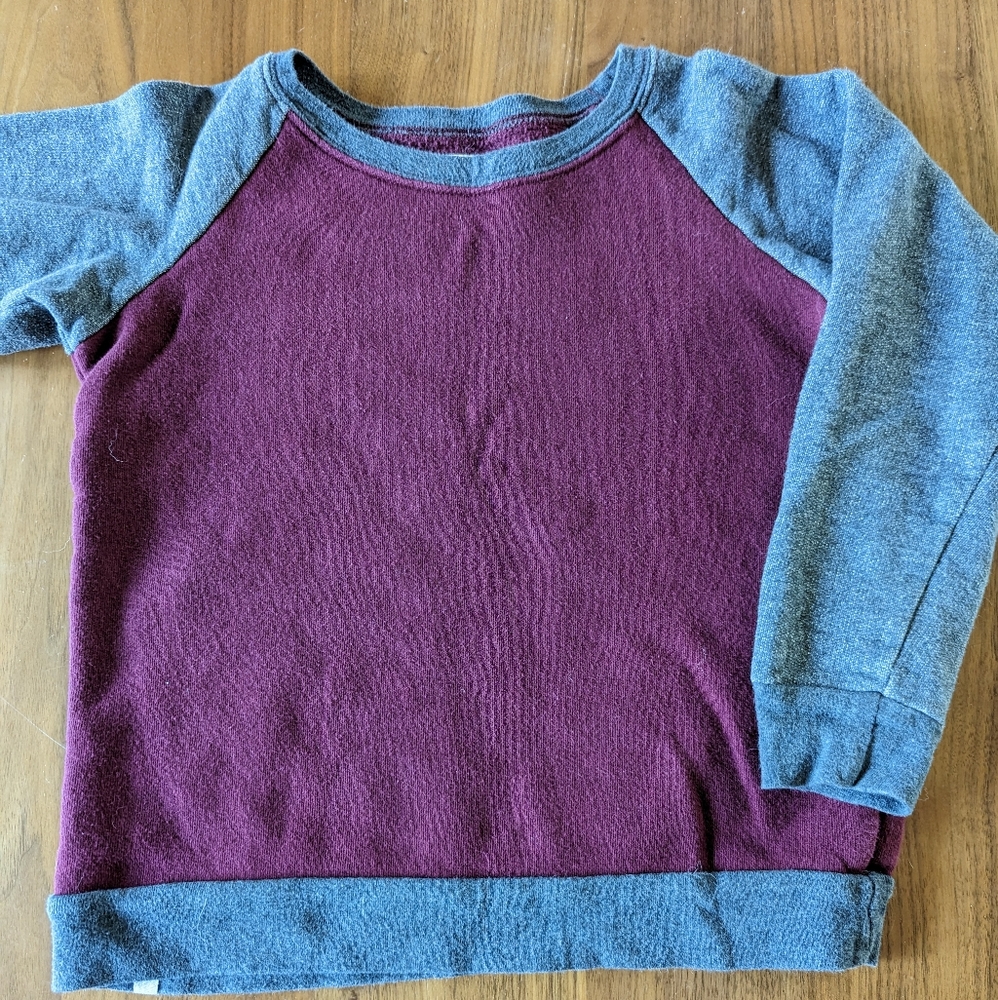 Mini mioche maroon sweatshirt